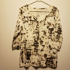 100% Cotton Relativity Brand Rustic Print top